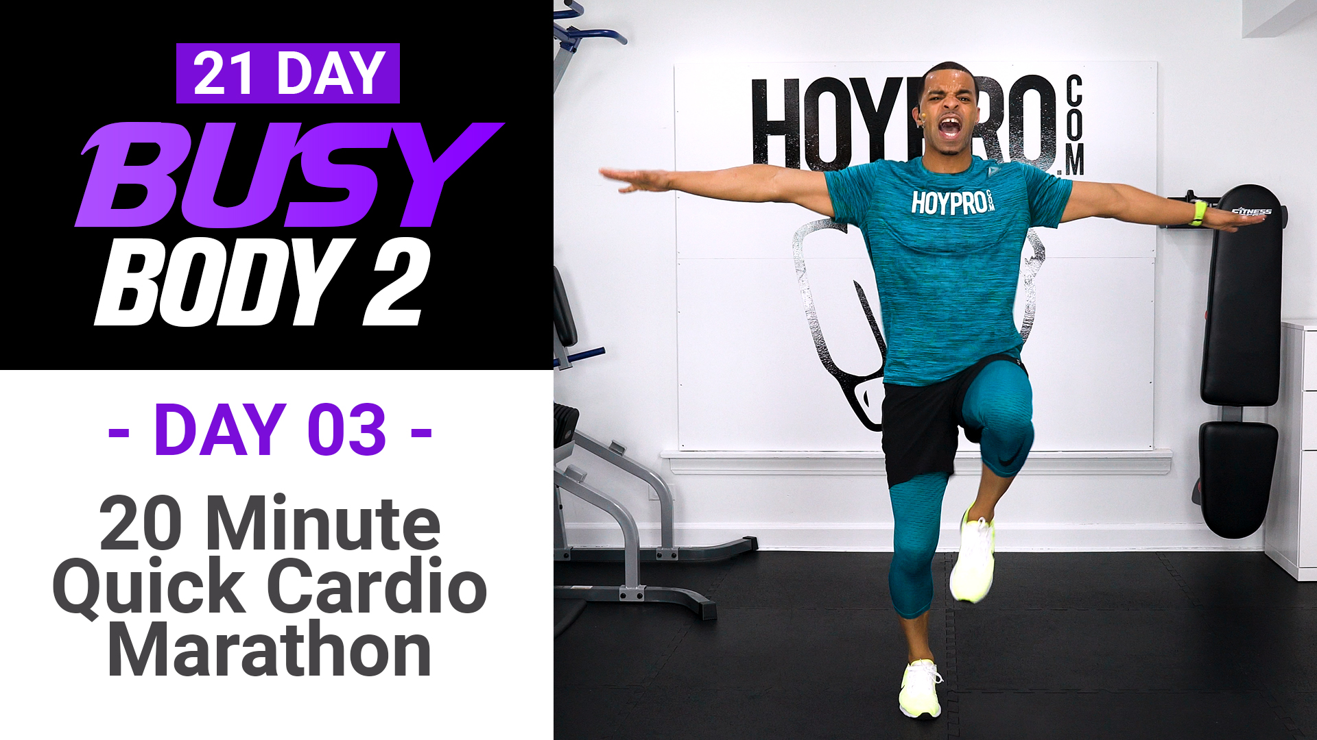 20 Minute Quick Cardio Marathon - Busy Body 2 #03