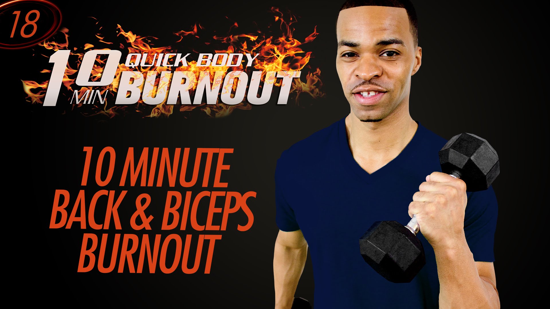 018 - 10 Minute Quick Back and Biceps Upper Body Workout Finisher