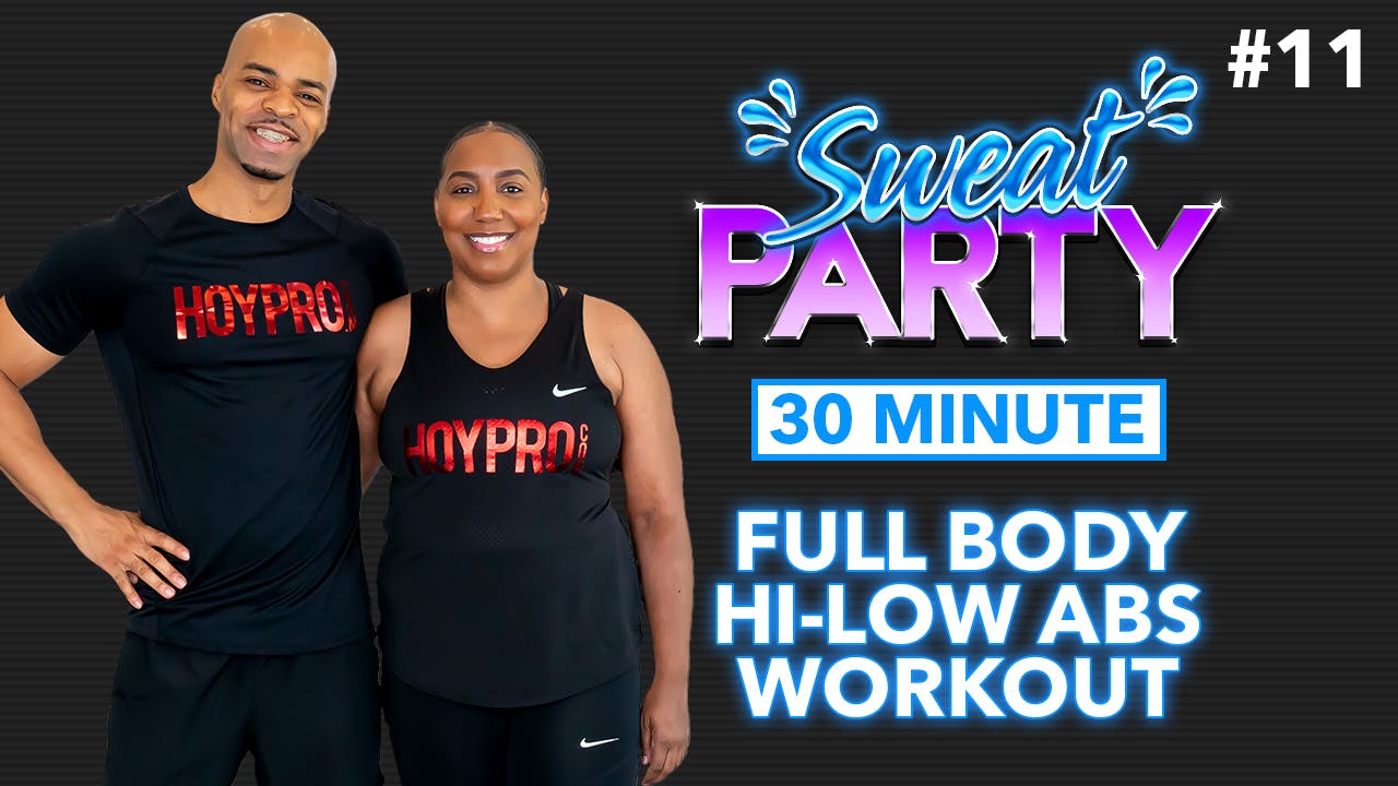30 Minute BFF Hi-Low Abs Workout with Tiffany Hoy - Sweat Party #11 ...