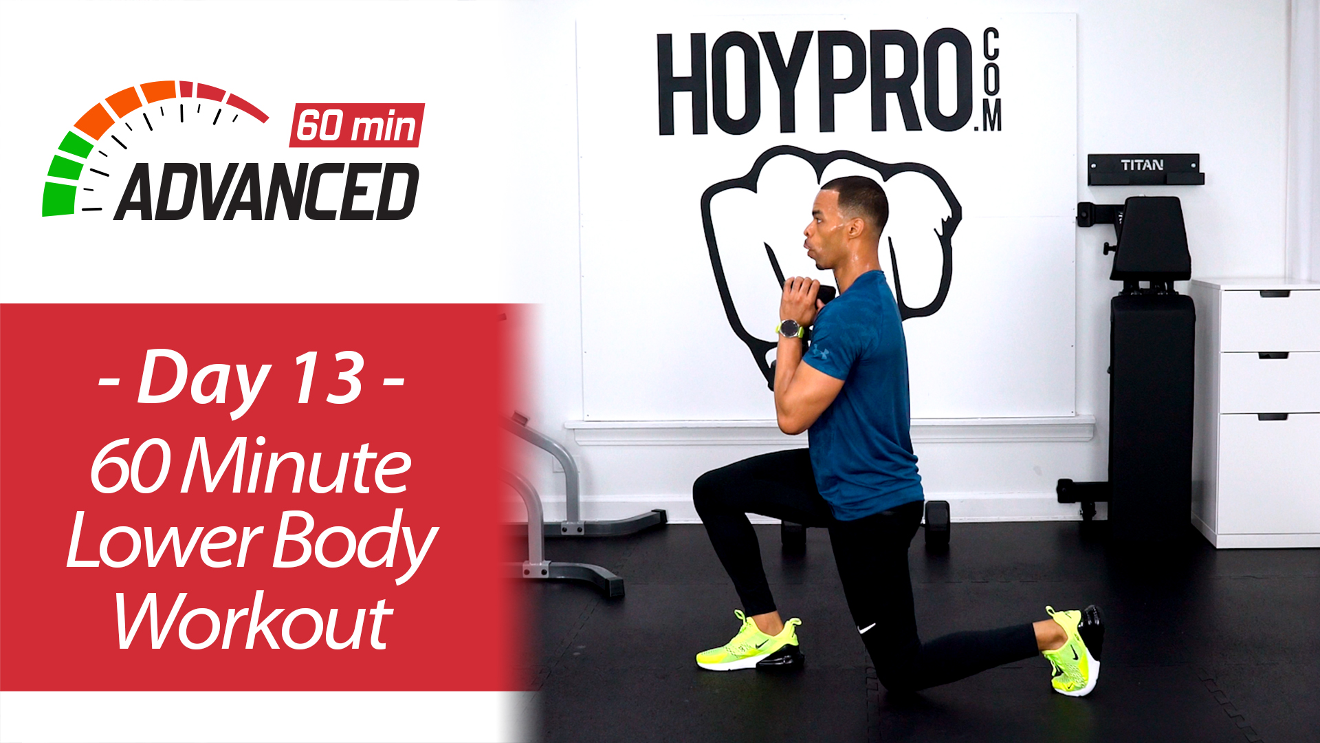 60 Minute Advanced Lower Body Workout - Advanced 60 #13