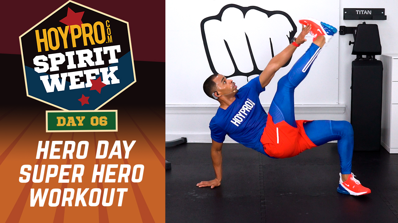 Day 06 - Super Hero Day - 30 Minute Hero Themed Workout - Spirit Week #01