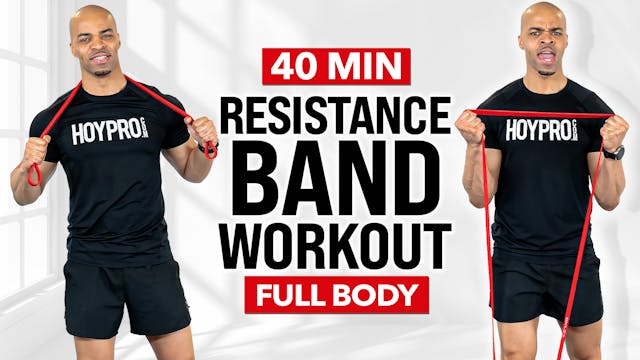 40 Minute Full Body Resistance Band W...