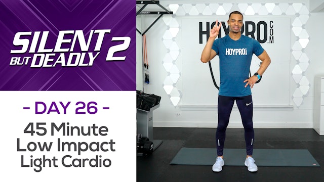 45 Minute Low Impact Light Cardio Workout - SBD2 #26