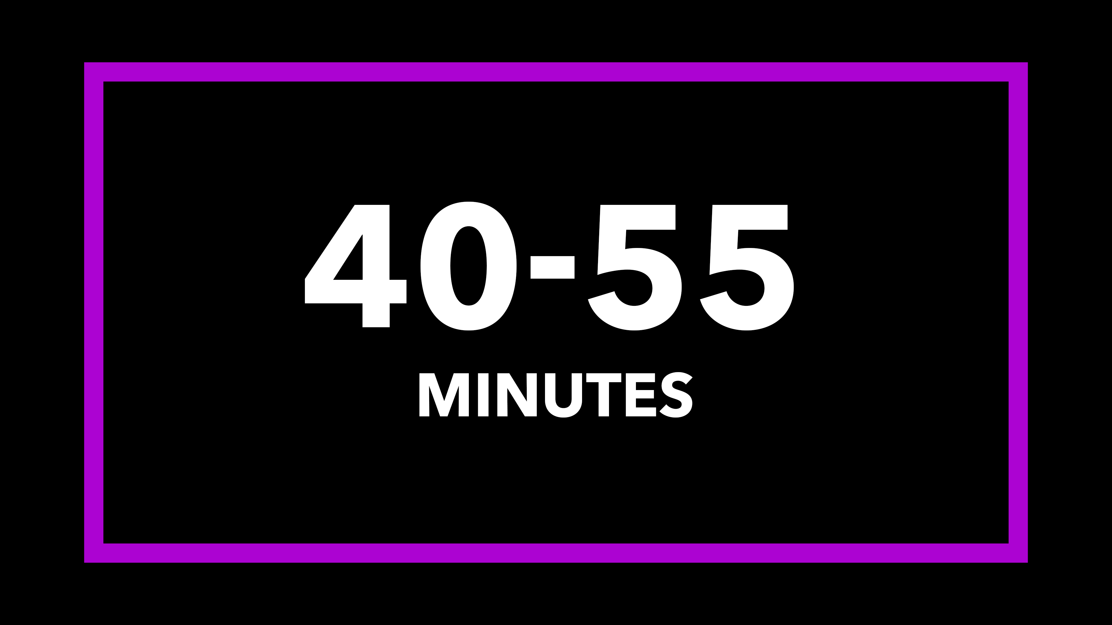 40-55 Minute Workouts