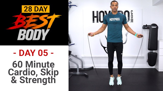 60 Minute Cardio, Pump, Jump Rope + Abs - Best Body #05