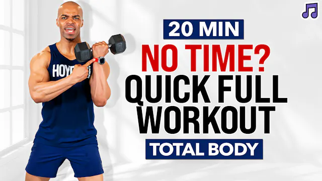 20 Minute Full Body Dumbbells Workout (No Time? Do THIS)