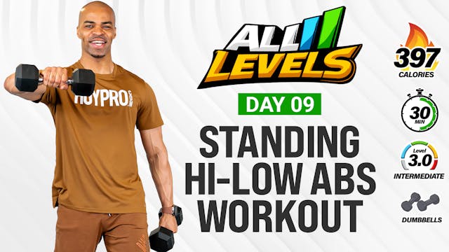 30 Minute Standing Full Body High Low...