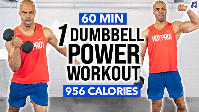 60 Minute One Dumbbell Power Workout ...