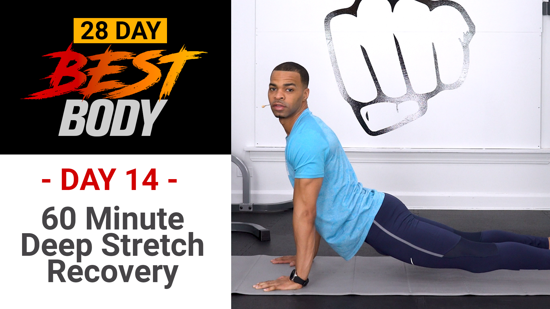 60 Minutes Deep Stretch Yoga Workout - Best Body #14