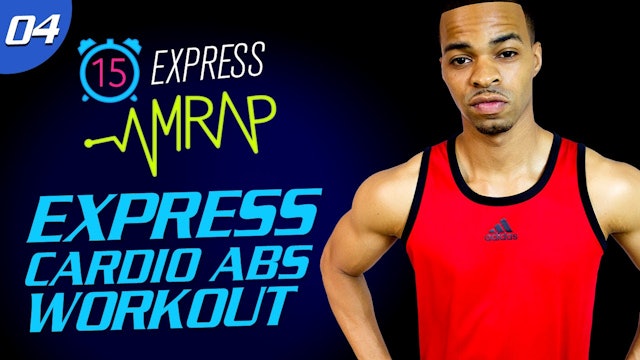 AMRAP #04: 15 Minute Quick Cardio Abs HIIT Workout
