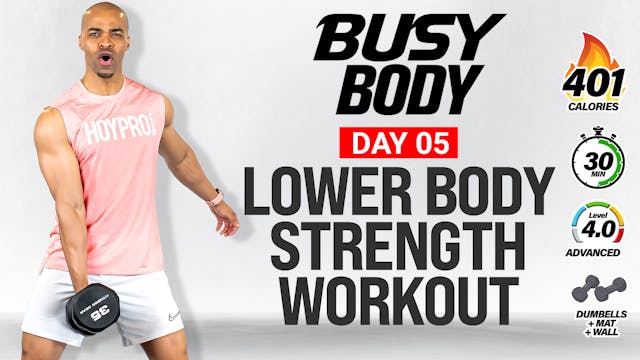 30 Minute Lower Body Hams, Quads & Gl...