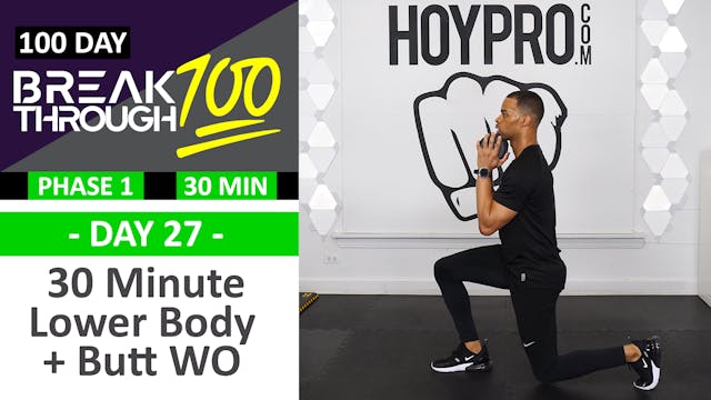 #27 - 30 Minute Lower Body No Repeat ...