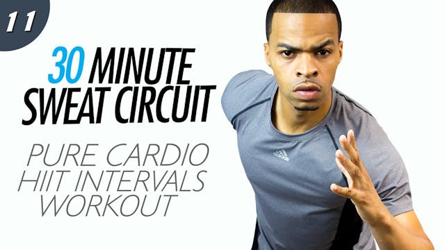 30 Minute Pure Cardio Interval HIIT W...