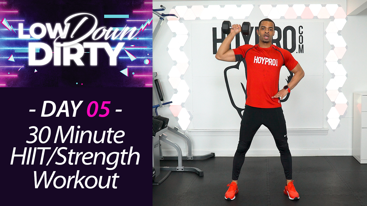 30 Minute TONE - Total Body HIIT & Strength Workout - Low Down #05