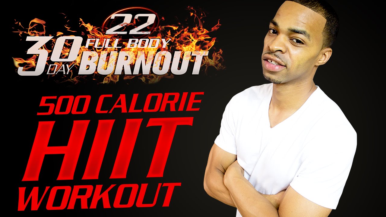 FBB1 #22 - 30 Minute 500 Calorie HIIT Cardio Workout
