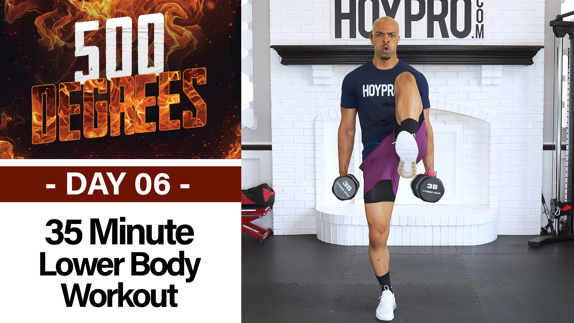 35 Minute COMPLETE Lower Body Workout - 500 Degrees #06