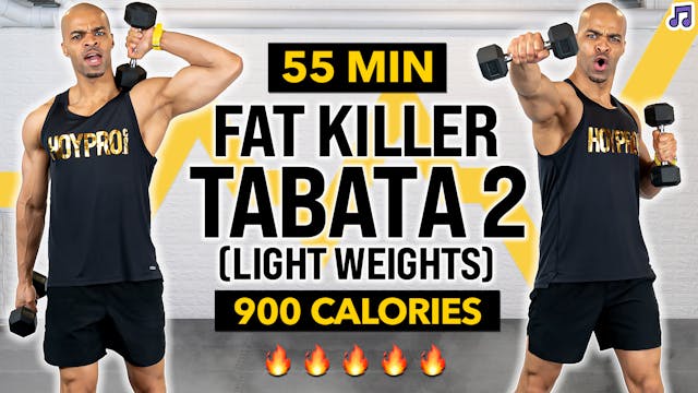 55 Minute Light Weight Tabata Fat Kil...