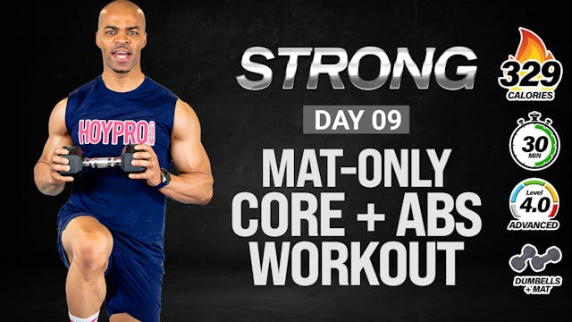30 Minute Mat-Only Core & Abs Strengt...