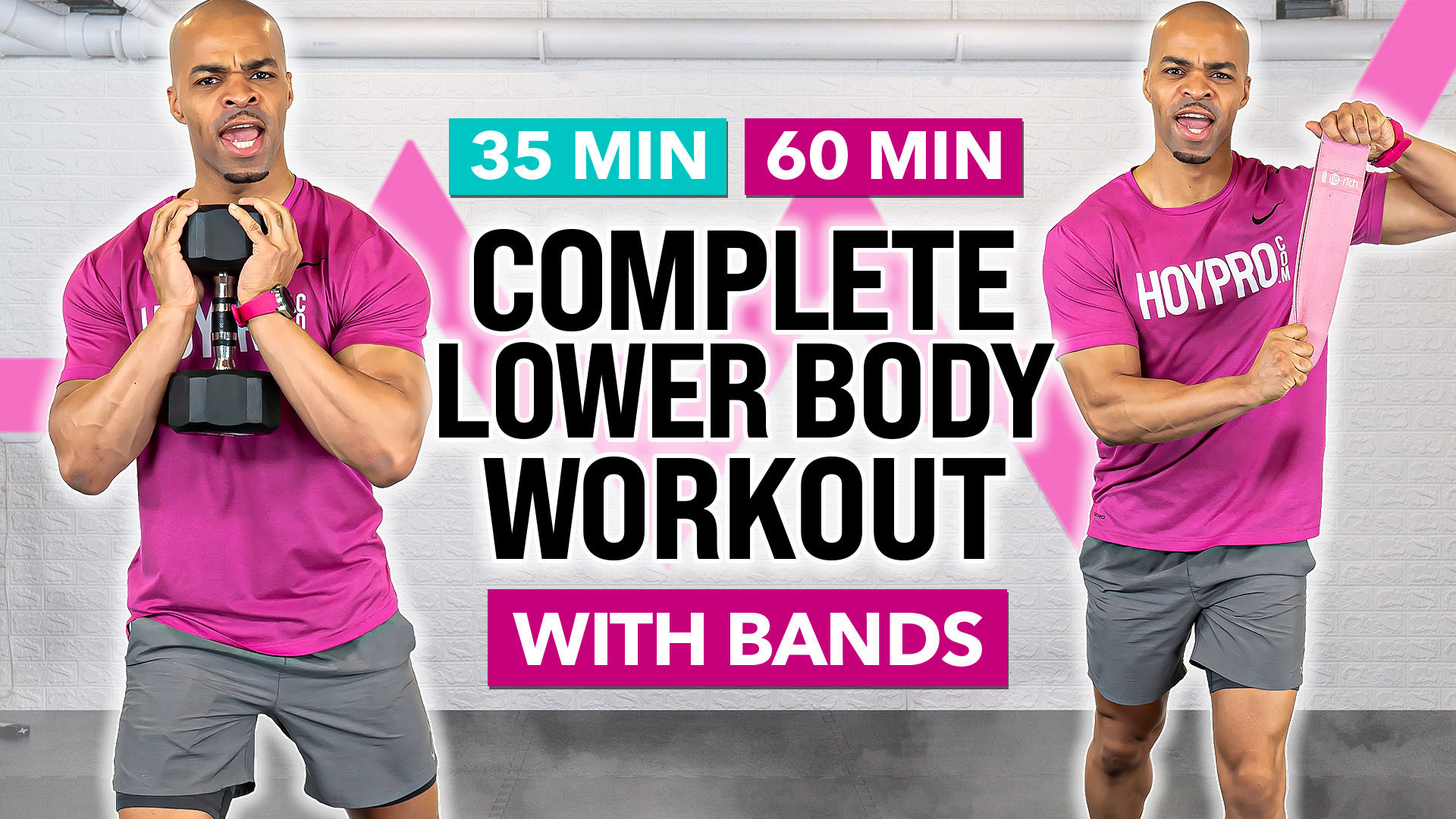 35 & 60 Minute Complete Lower Body Strength + Bands