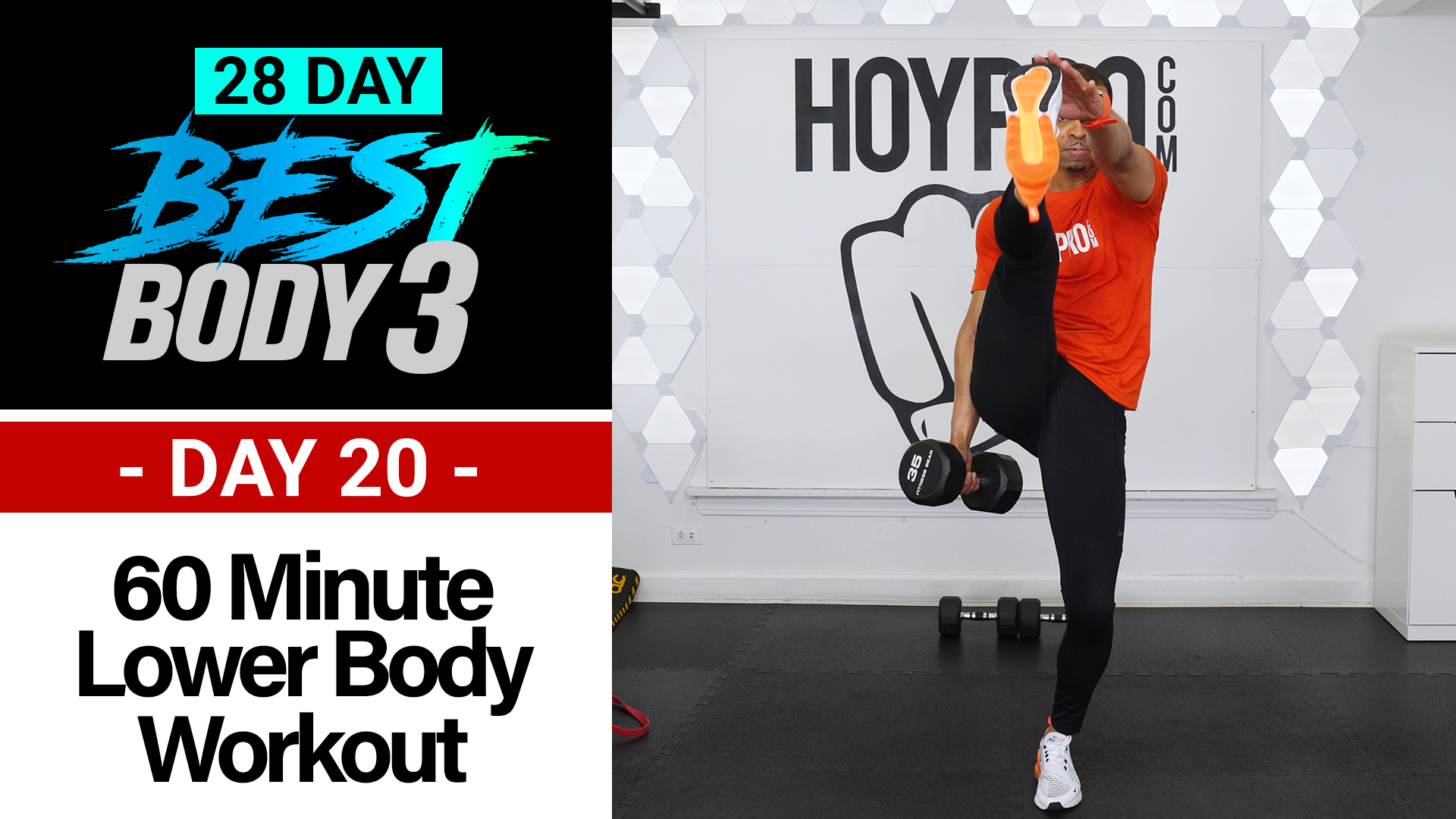 60 Minute Lower Body Strength Workout - Best Body 3 #20