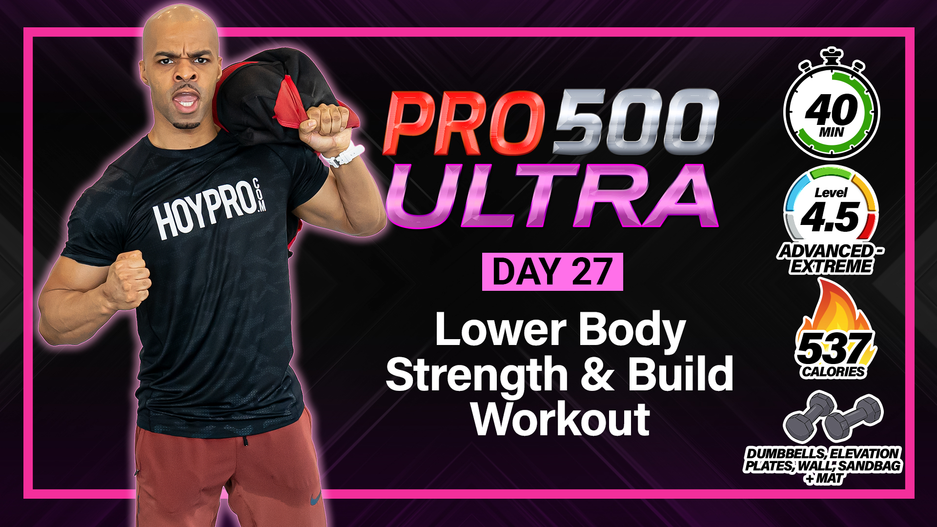 40 Minute Lower Body Strength Build Workout - ULTRA #27
