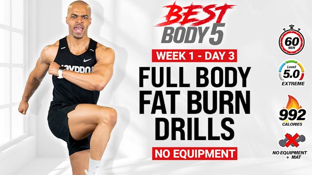 60 Minute INTENSE Total Body Fat Burn...