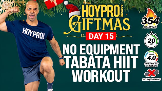 20 Minute Bodyweight Tabata HIIT Work...