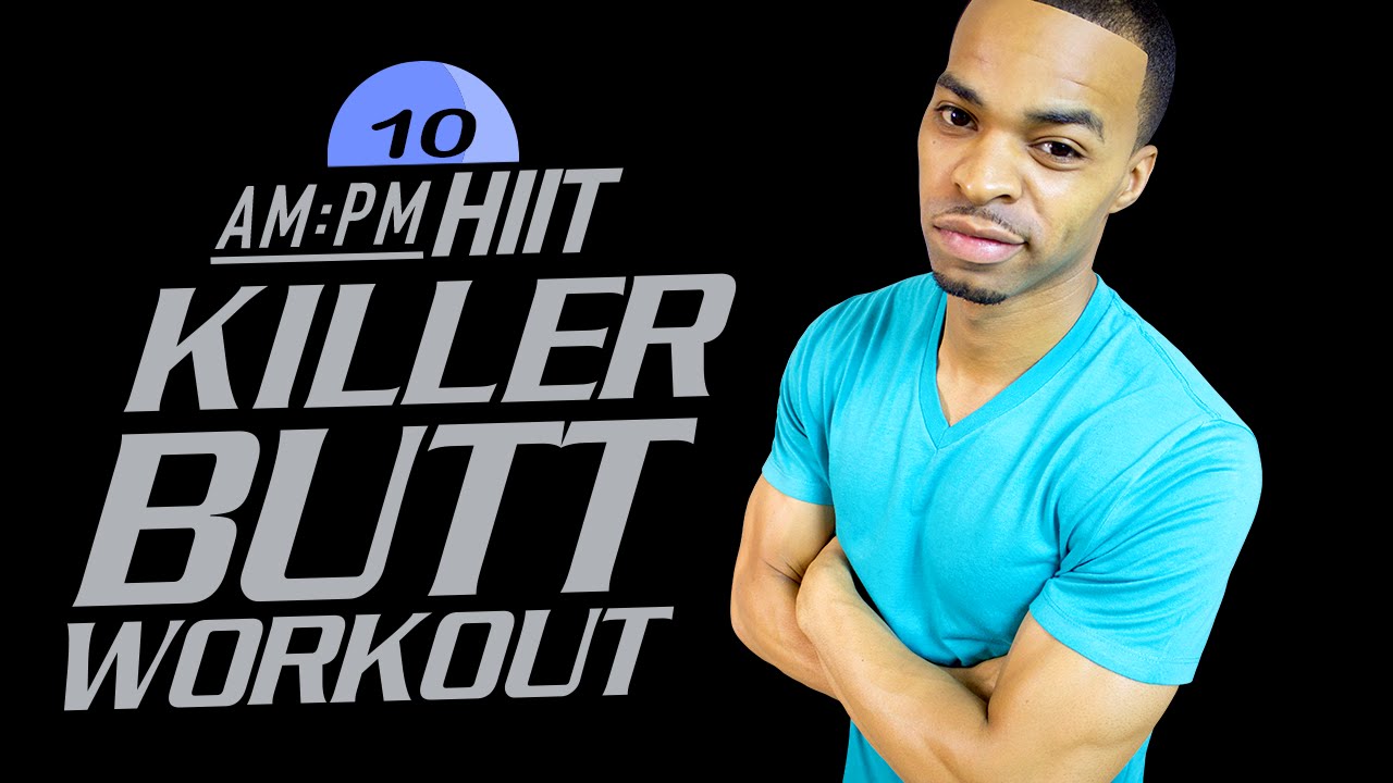 10PM - 30 Minute Mat-Only Butt, Hips,& Thighs Workout - AM/PM HIIT