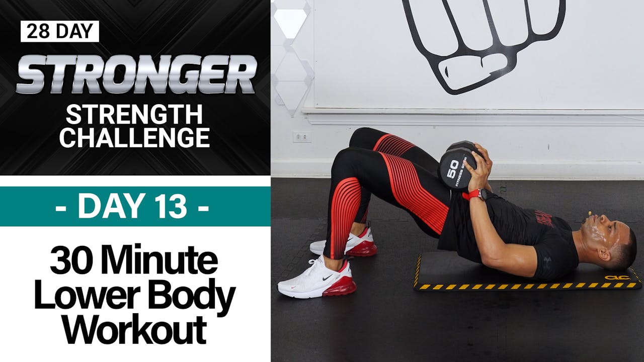 30 Minute Lower Body Explosive Strength Workout - STRONGER #13 - 30 ...