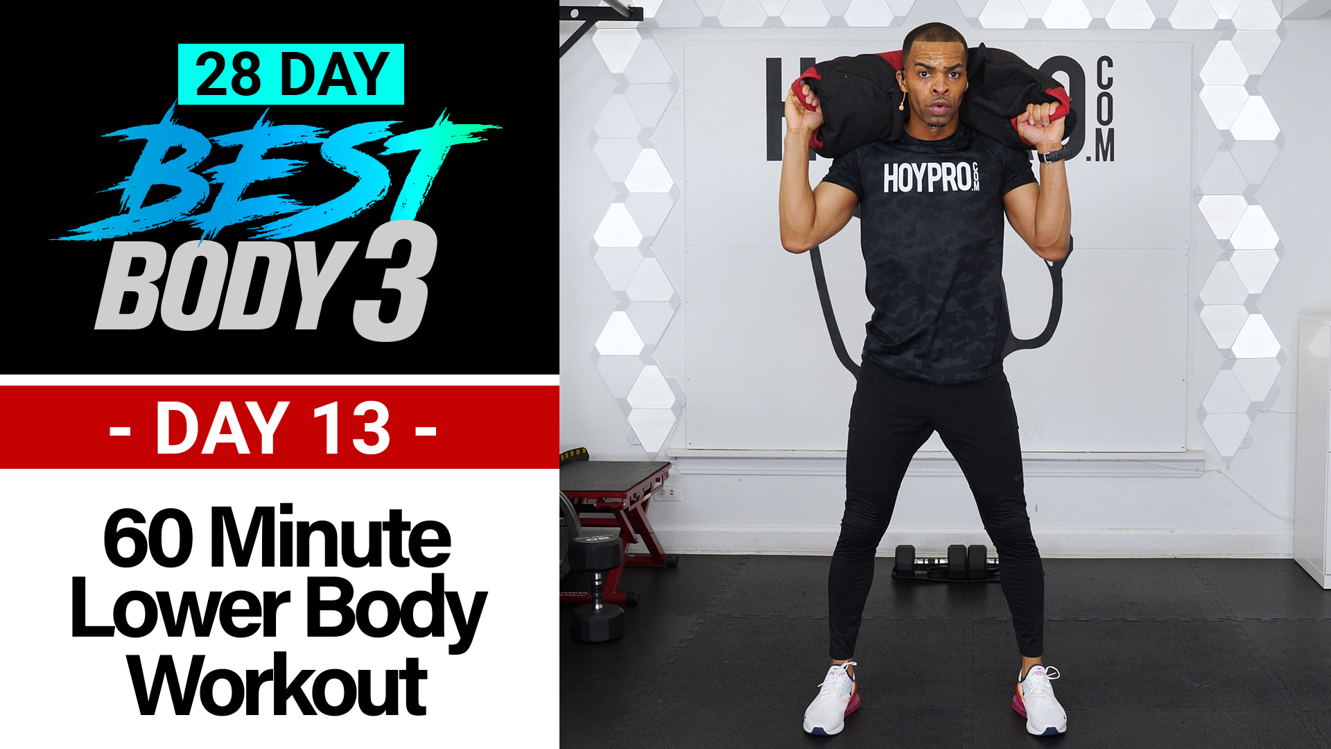60 Minute Lower Body Plyo Strength Workout - Best Body 3 #13