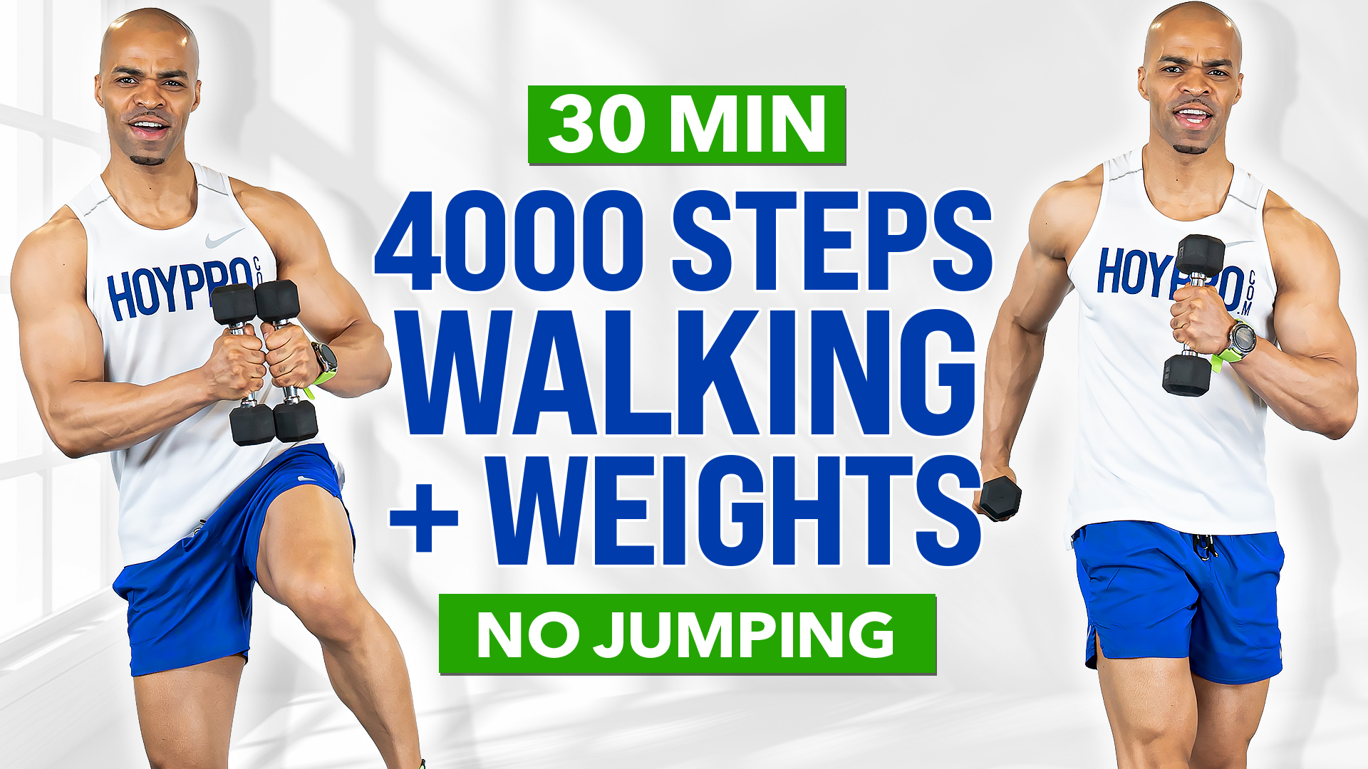 30 Minute 4000 Steps Walking Workout with Light Weights