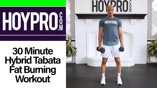 30 Minute Hybrid Tabata Fat BURNING HIIT Workout