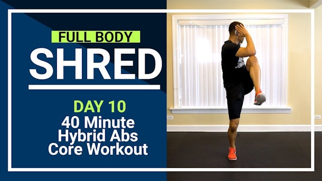 FBShred #10 - 40 Minute Cardio Toning Core Workout