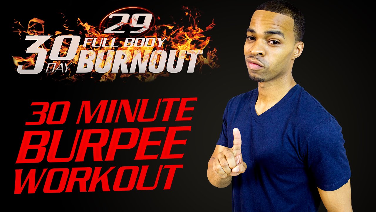 FBB1 #29 - 30 Minute Burpee Burnout HIIT Workout