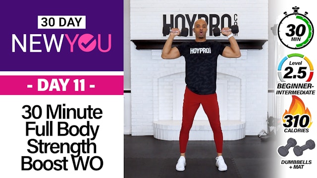 30 Minute Full Body Strength Boost - NEW YOU #11