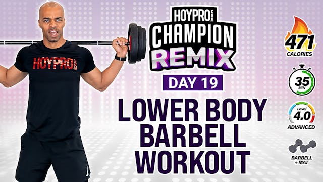 35 Minute Lower Body Barbell Pump Wor...