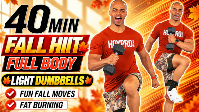 40 Minute FALL THEMED Full Body HIIT ...