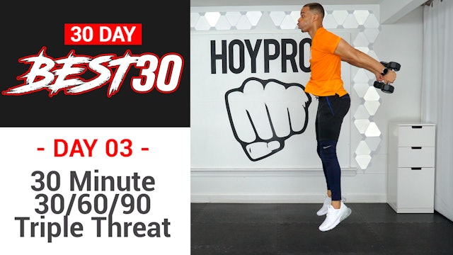 30 Minute Triple Threat 30-60-90 Extreme Hybrid Workout - Best30 #03