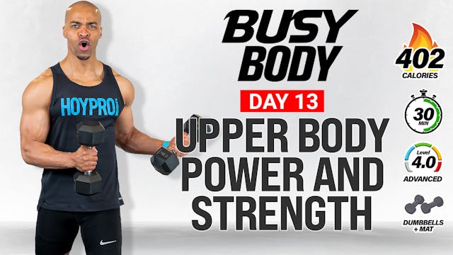 30 Minute Upper Body Power and Streng...