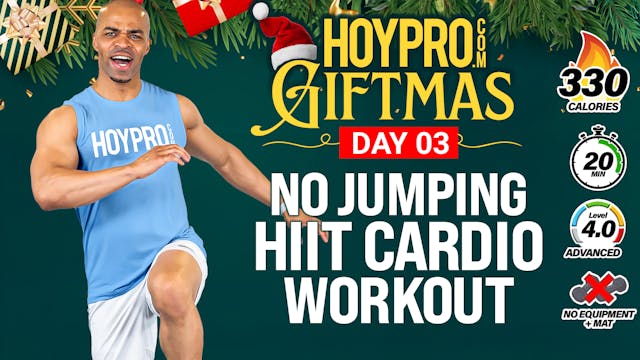 20 Minute No Jumping HIIT Cardio (No ...