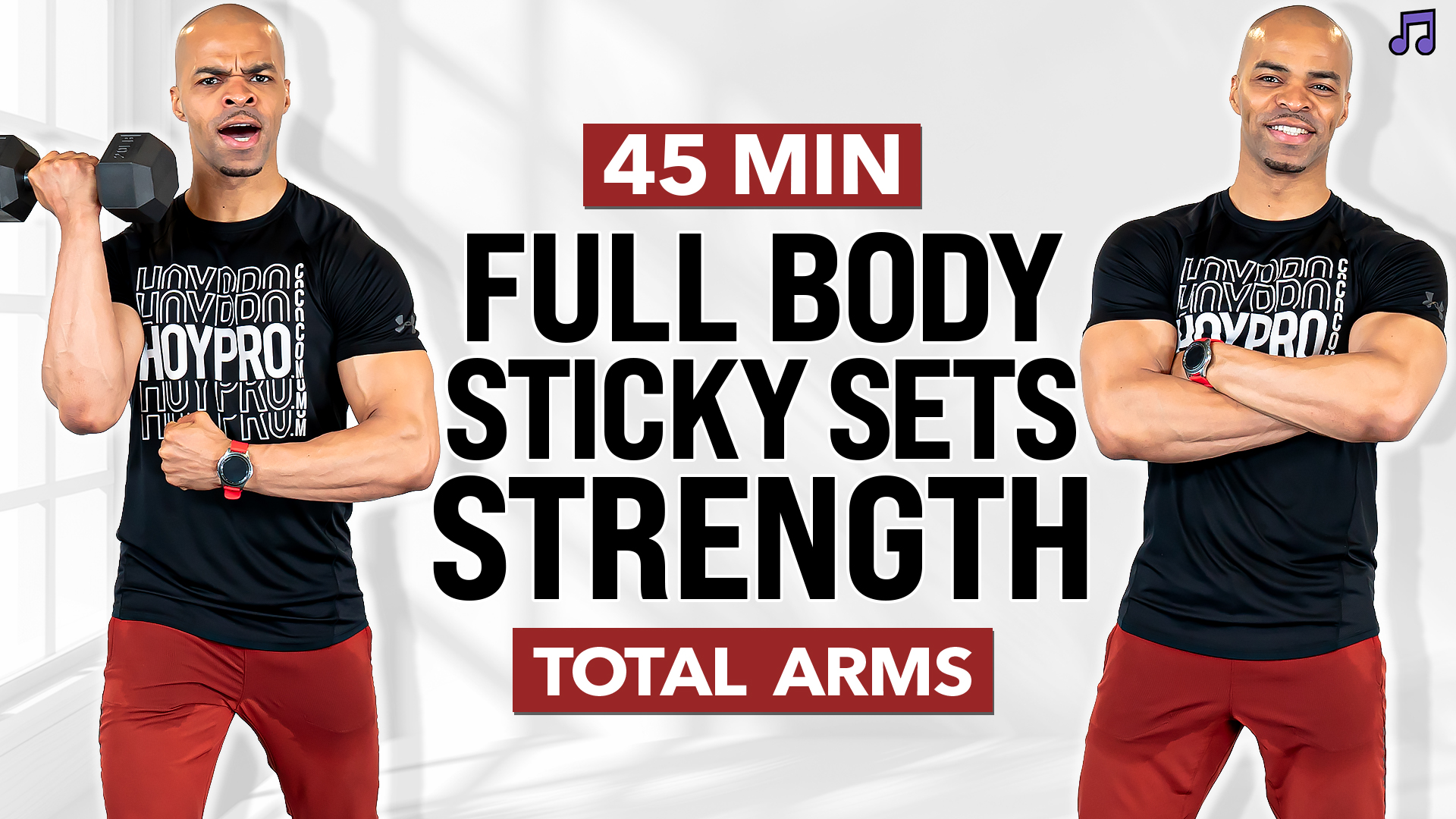 30 & 45 Minute Sticky Sets Compound Strength Workout (No Jumping)