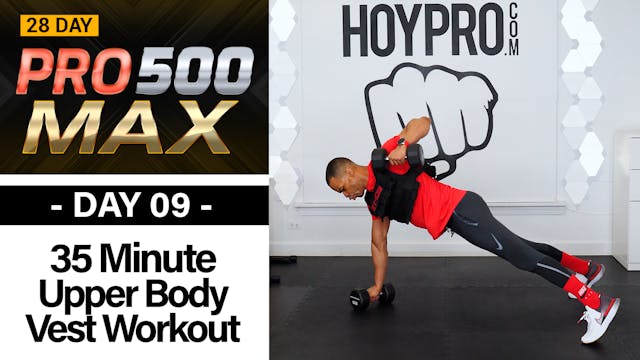 35 Minute Upper Body Pump w/ Weighted Vest - PRO 500 MAX #09