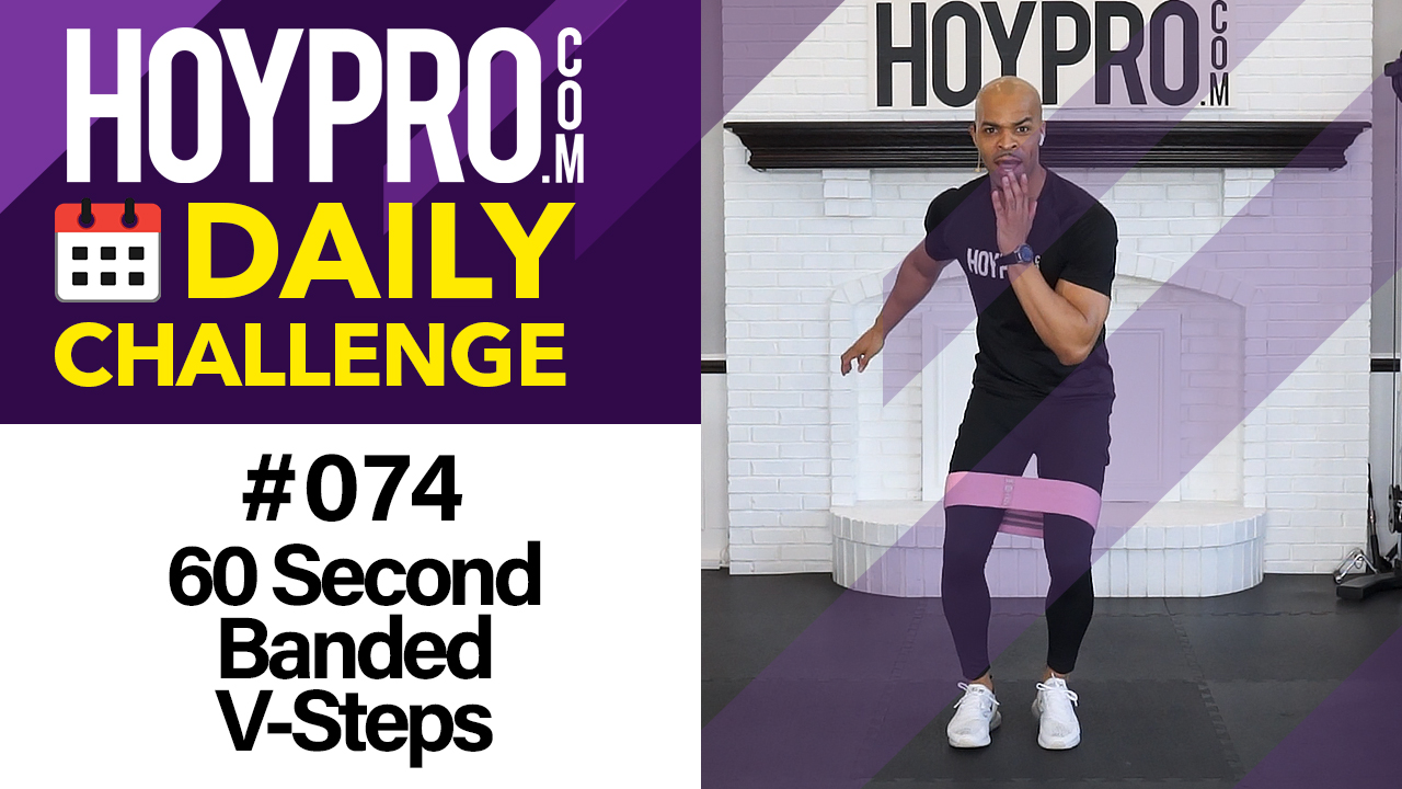 60 Second Banded V-Steps - Daily Challenge #074
