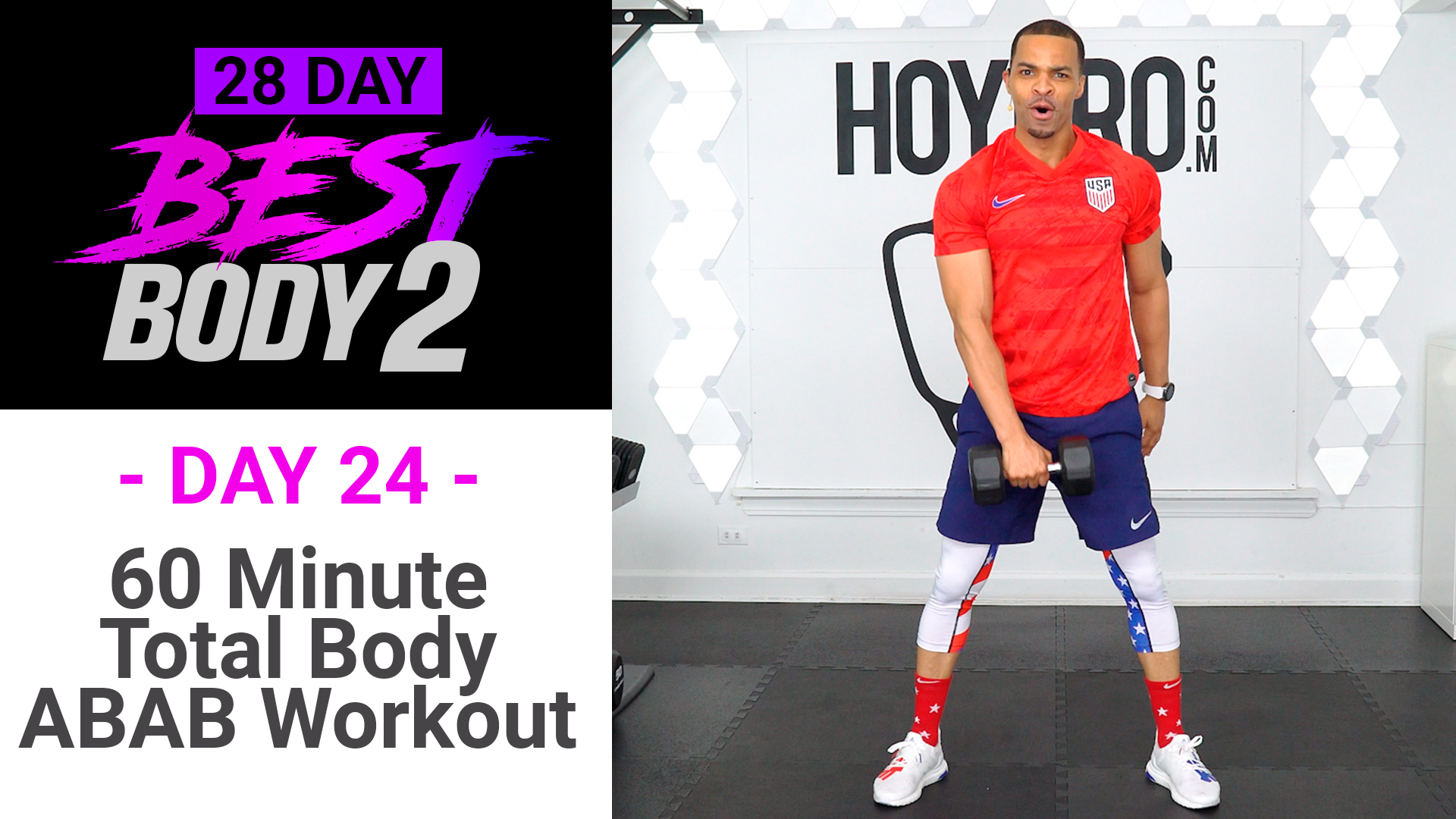 60 Minute Full Body ABAB Hybrid Workout - Best Body 2 #24
