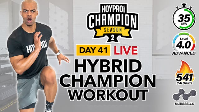 35 Minute LIVE Full Body Champion Workout - CHAMPION S2 #41