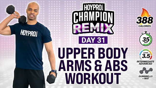 35 Minute Upper Body Arms & Abs Worko...