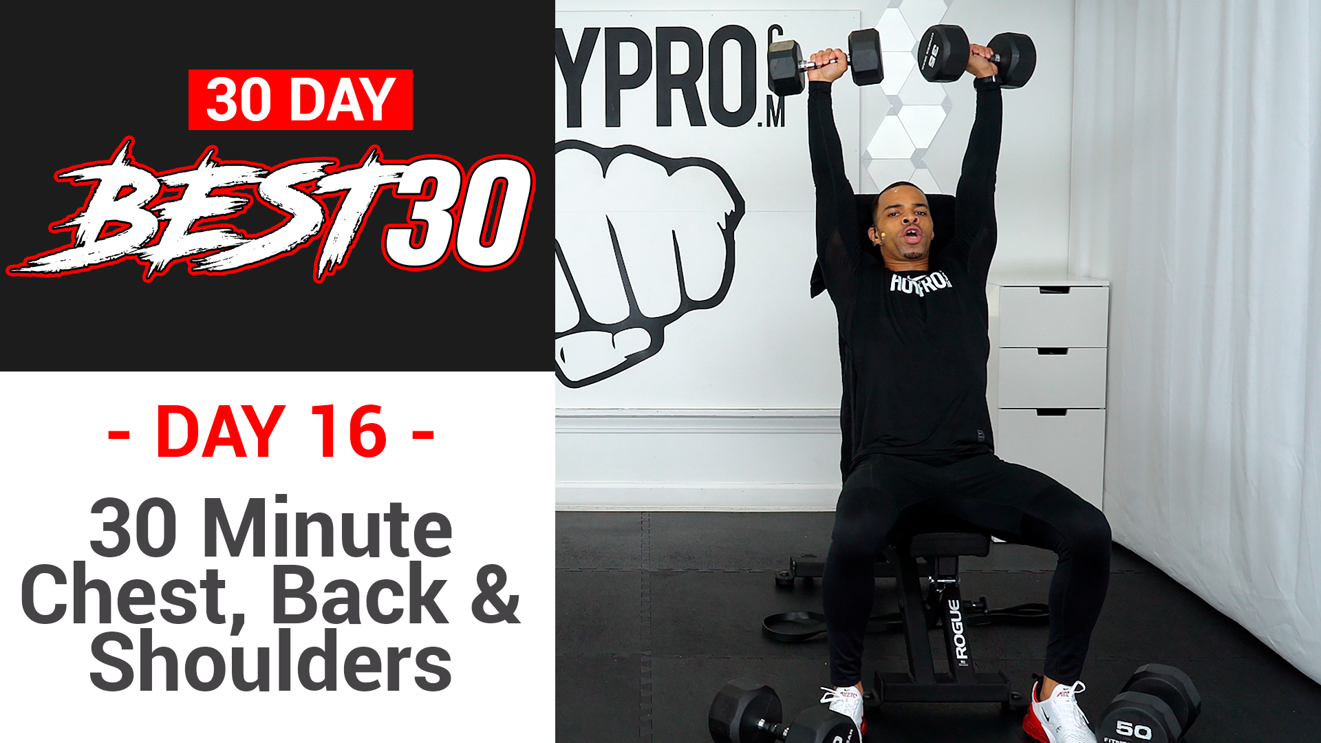 30 Minute Chest, Shoulders, Back & Tris Upper Body Workout - Best30 #16