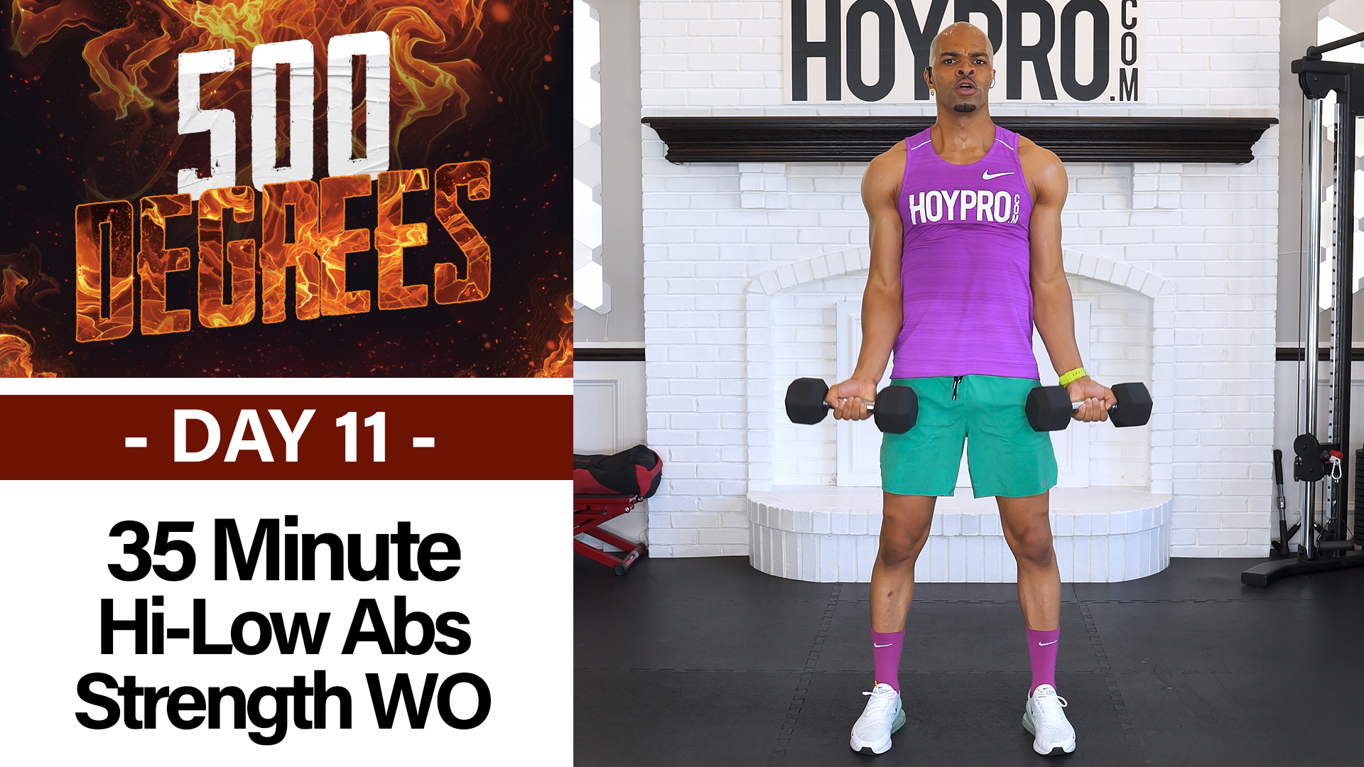 35 Minute Hi-Low Abs Low Impact Strength Workout - 500 Degrees #11