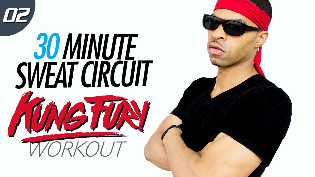 30 Minute Kung Fury Themed HIIT Workout - Sweat Circuit #02