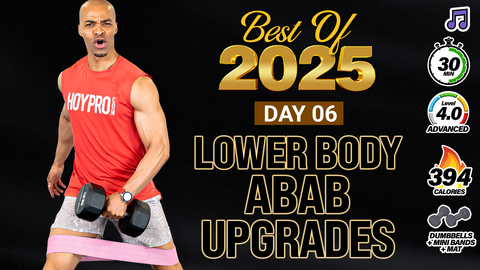 30 Minute Standing Lower Body Upgrades - 2025 BEST #06 (Music)